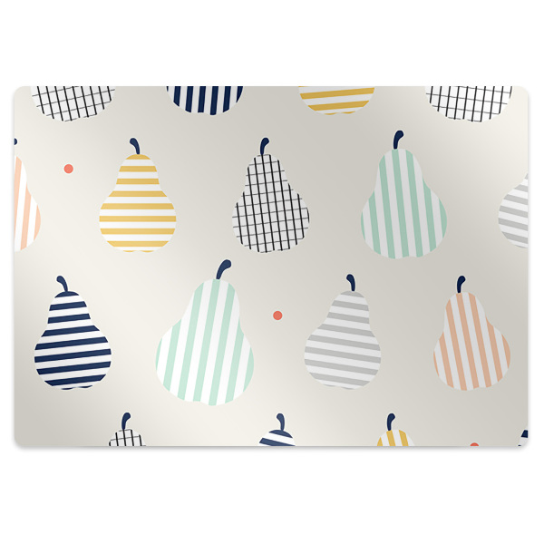 Tapis de chaise Motif de fruits