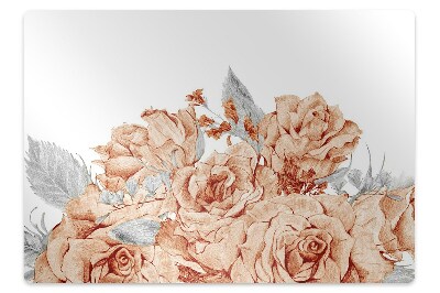 Tapis de chaise Fleurs de roses en floraison