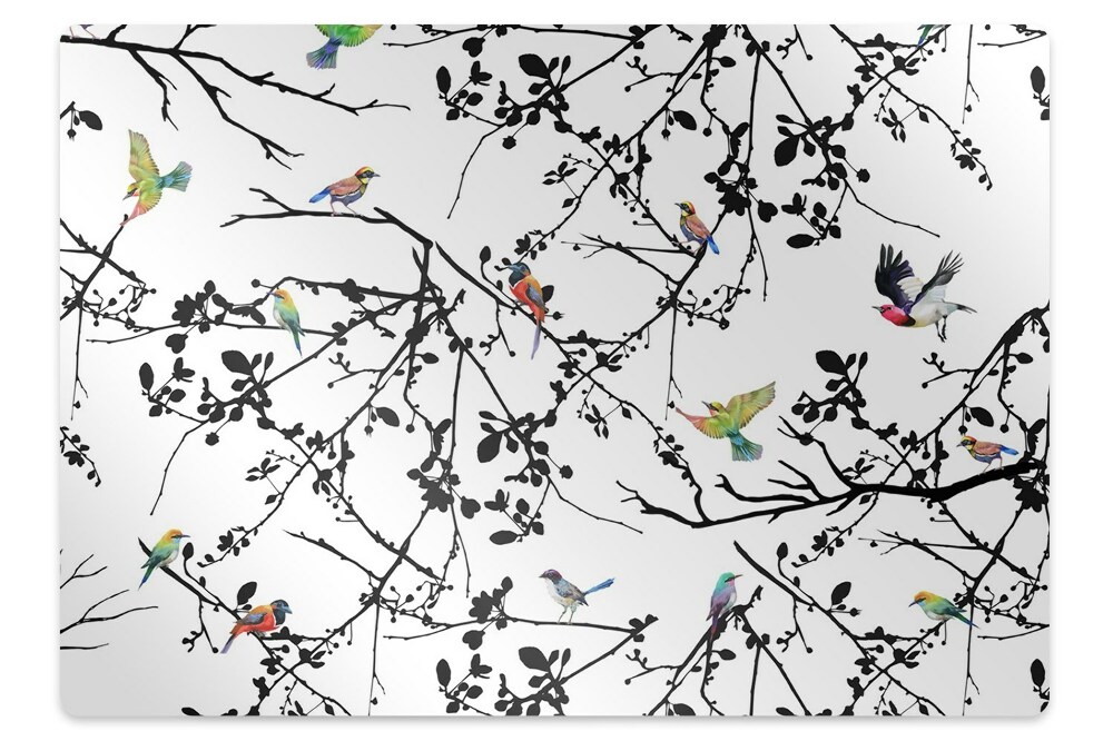 Tapis pour chaise de bureau Matin d'oiseaux