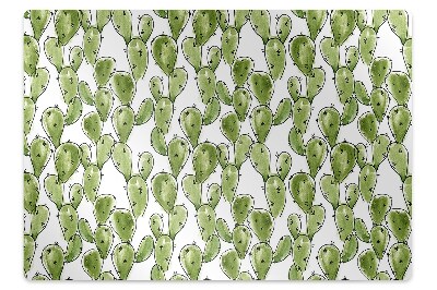 Tapis de protection de sol Cactus en style boho
