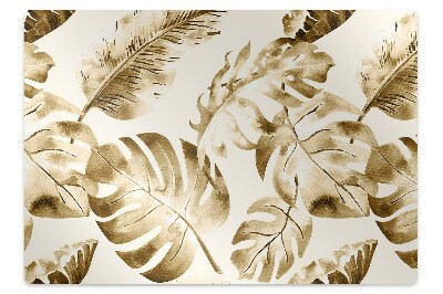 Tapis protection sol Feuilles de palmier