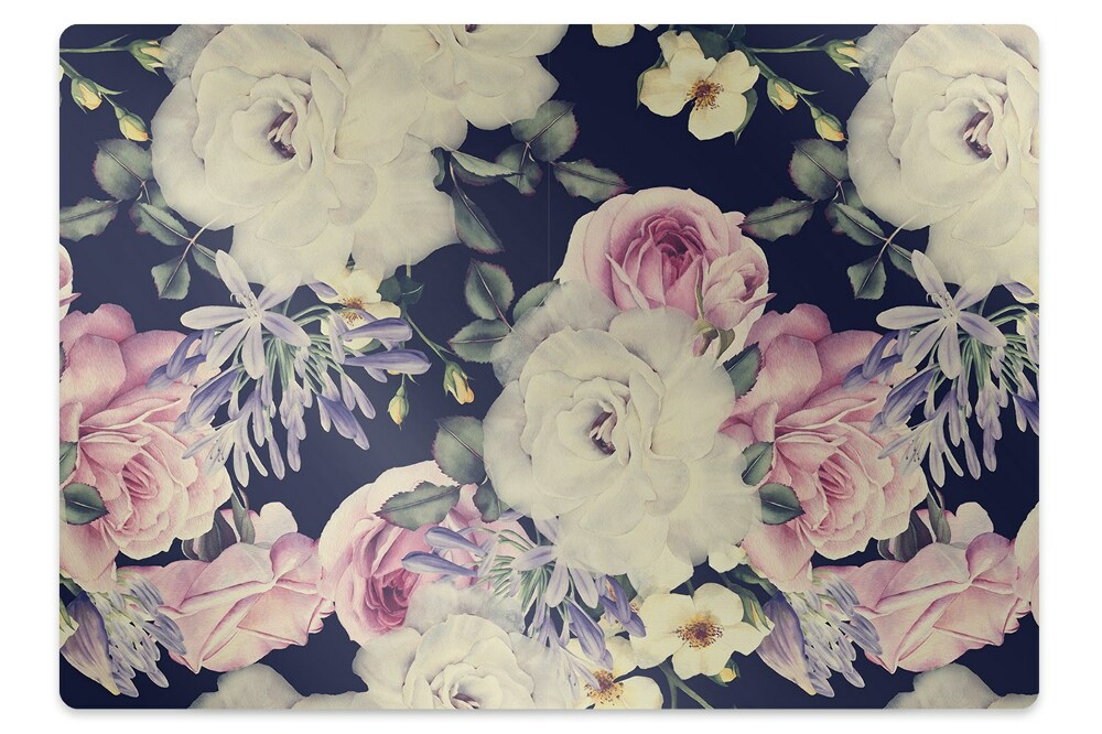 Tapis de chaise Fleurs baroques