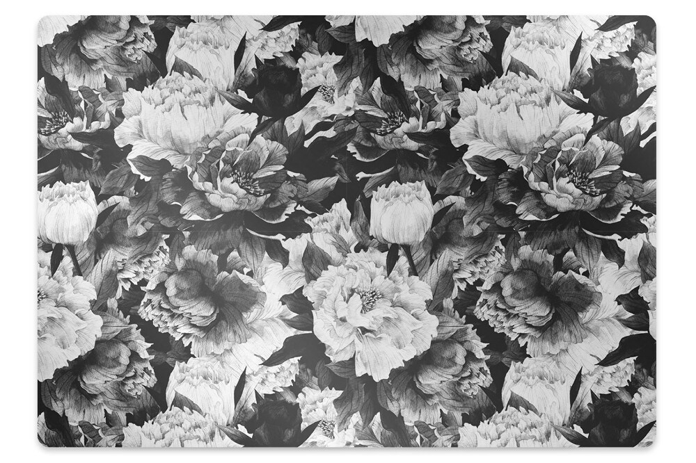 Tapis bureau Fleurs colorées