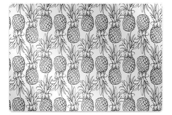 Tapis de chaise de bureau Motif d'ananas