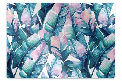 Tapis protection sol Feuilles multicolores