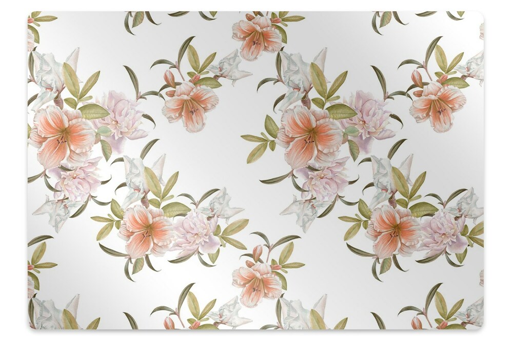 Tapis fauteuil bureau Fleurs printanières
