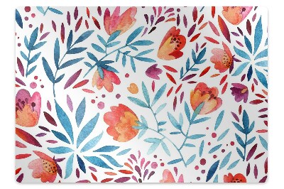 Tapis de chaise Coquelicots rétro