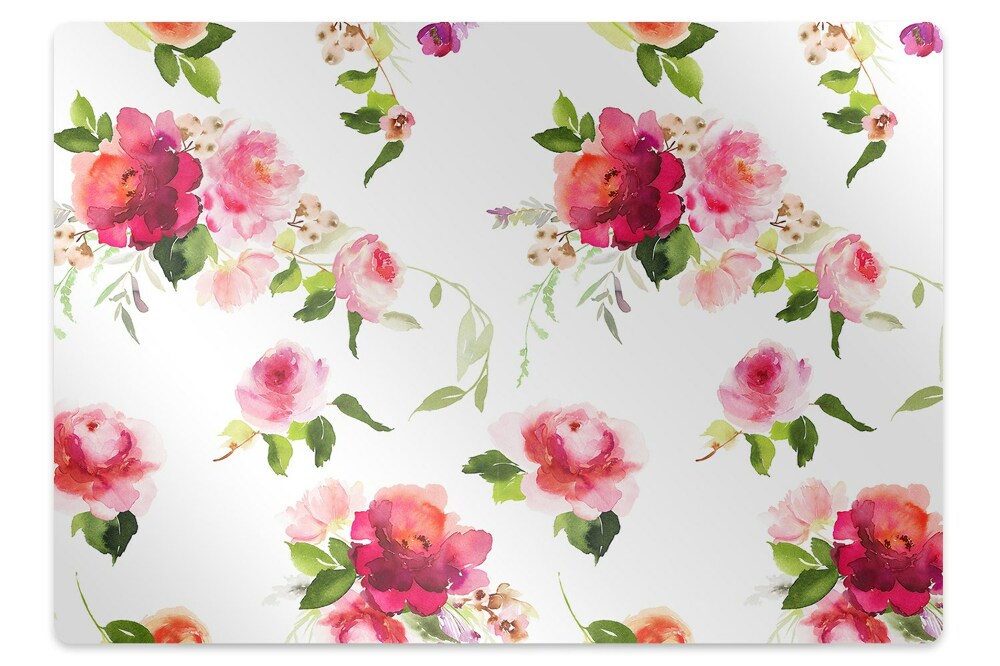 Tapis protège sol Fleurs printanières