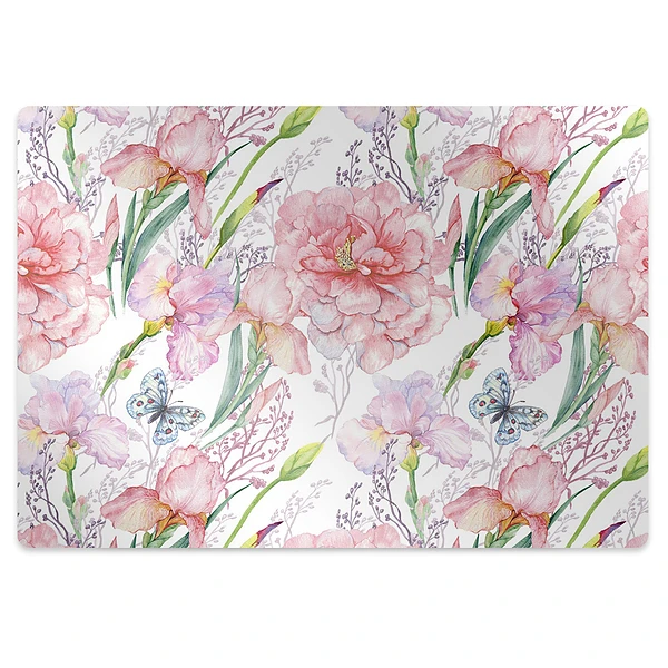 Tapis protège sol Fleurs flore colorée