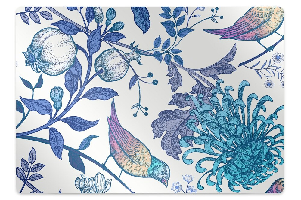 Tapis de protection de sol Oiseaux au printemps