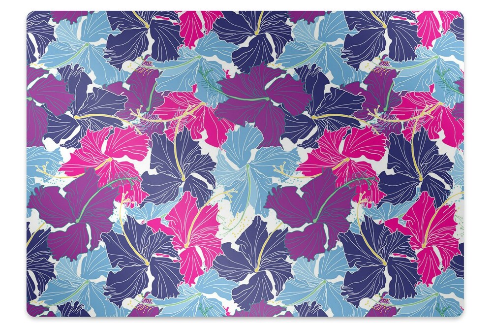 Tapis bureau Fleur unique