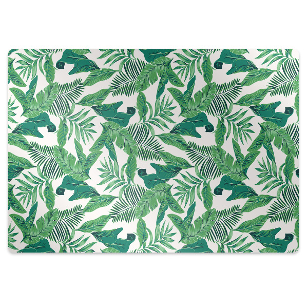 Tapis de protection de sol Feuille exotique