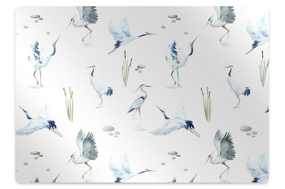 Tapis protège sol Héron gris