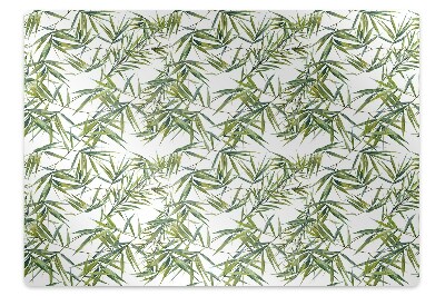 Tapis de chaise de bureau Feuilles exotiques