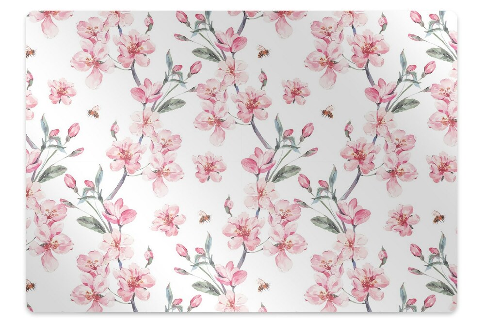 Tapis protège sol Fleurs subtiles