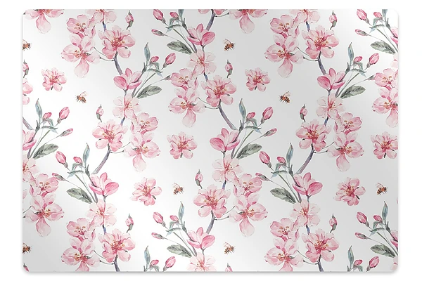 Tapis protège sol Fleurs subtiles