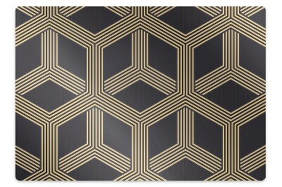 Tapis protège sol Motif géométrique