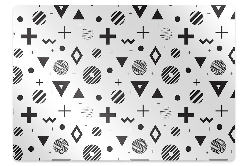 Tapis protection sol Géométrie sur le sol