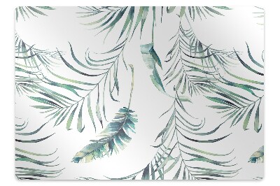 Tapis pour chaise de bureau Feuilles en forme de plumes