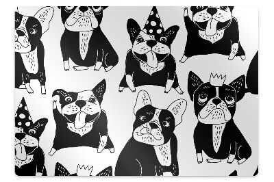 Tapis pour chaise de bureau Motif chien