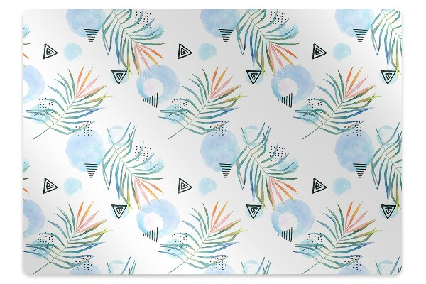 Tapis de chaise Motif tropical