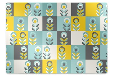 Tapis pour chaise de bureau Thème scandinave