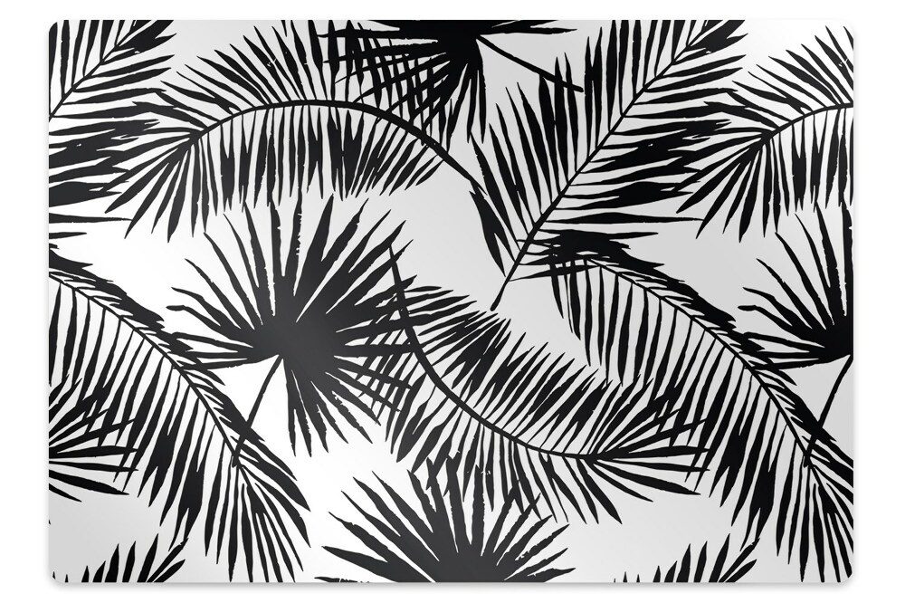 Tapis protège sol Feuilles exotiques