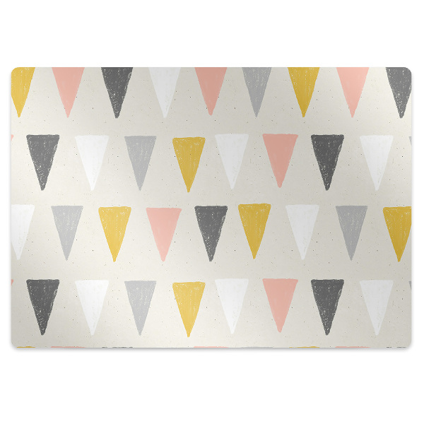 Tapis bureau Motif triangulaire