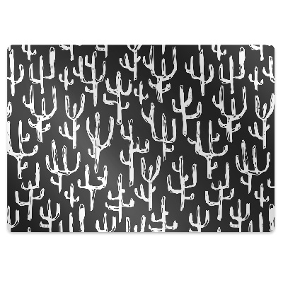 Tapis pour chaise de bureau Motif de cactus