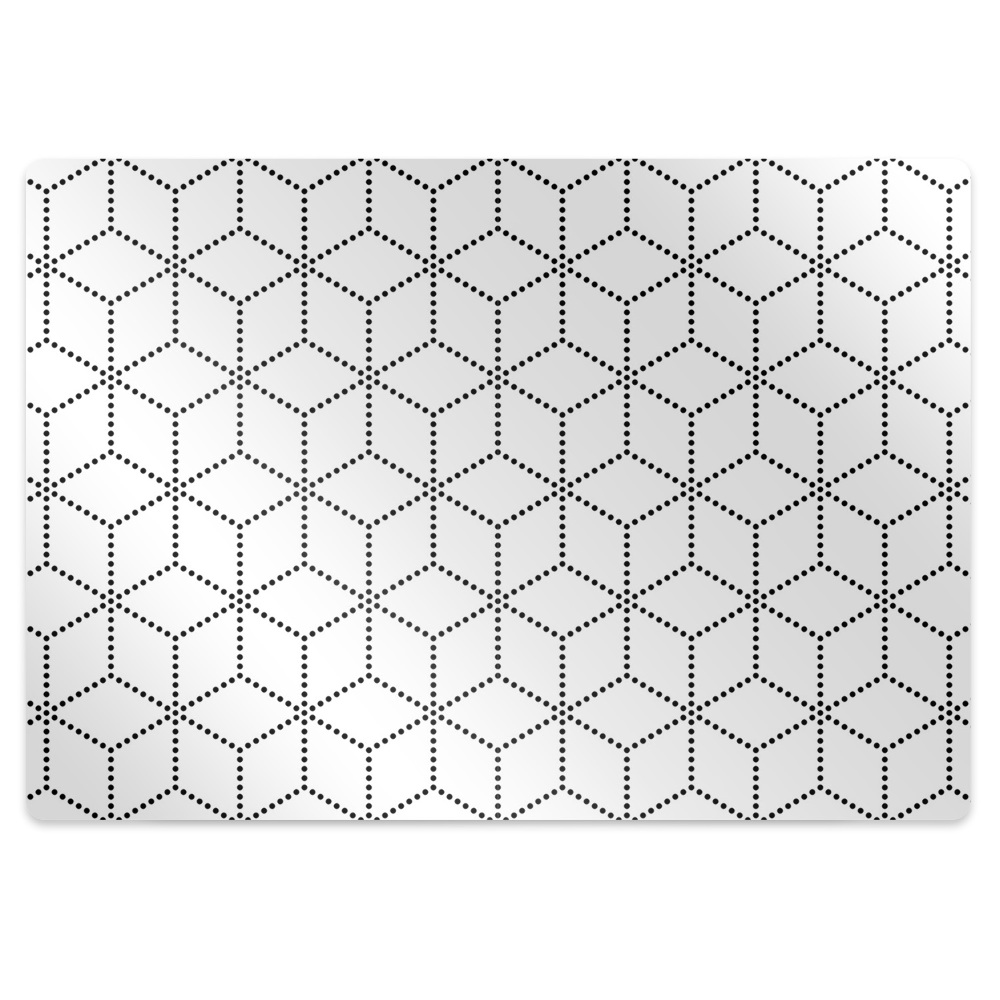 Tapis protège sol Blocs gris