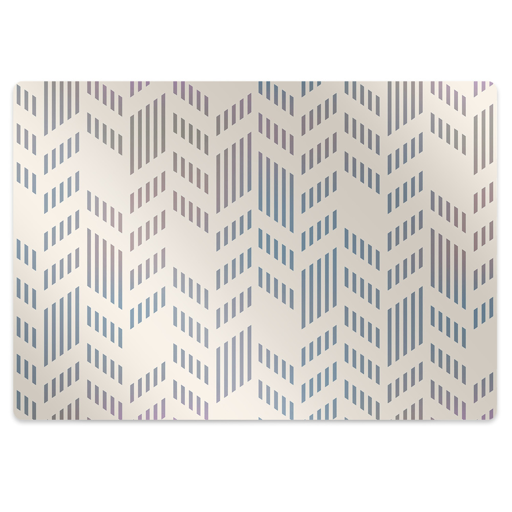 Tapis de chaise de bureau Motif géométrique