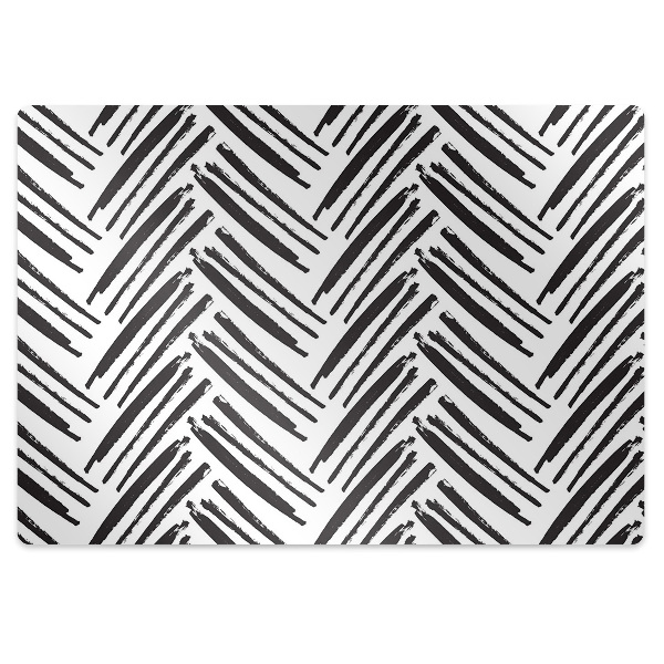 Tapis de chaise de bureau Motif à chevrons