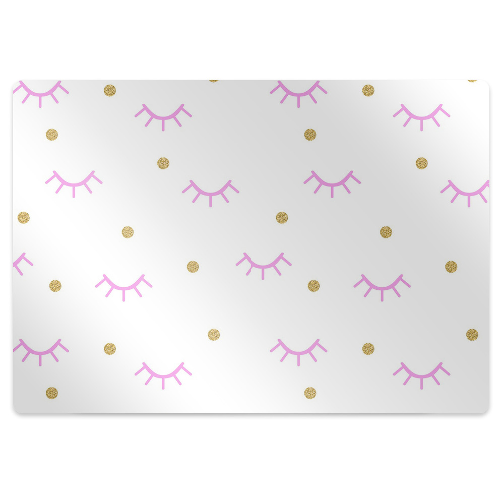 Tapis pour chaise de bureau Paupières