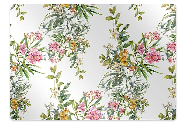 Tapis fauteuil bureau Arbres au printemps