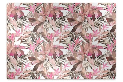 Tapis de protection de sol Fleur exotique