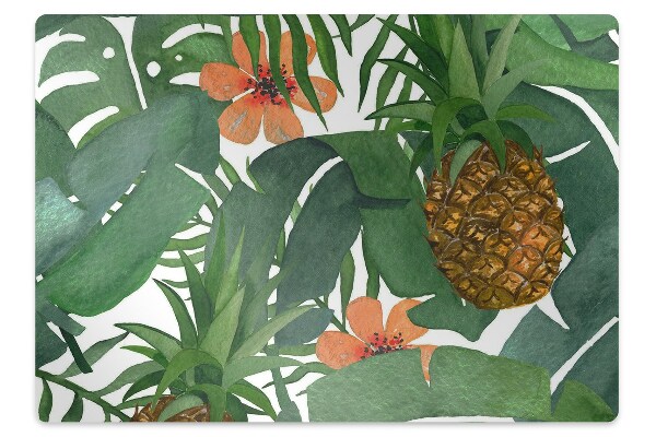 Tapis de chaise de bureau Ananas exotique