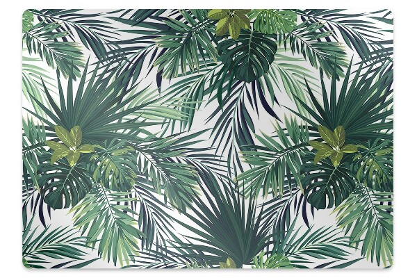 Tapis de protection de sol Feuilles exotiques