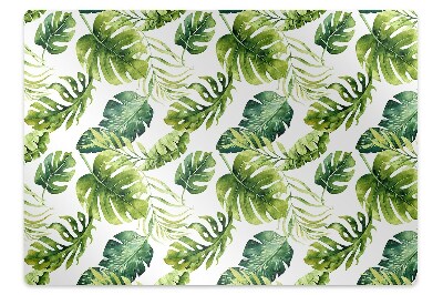 Tapis de protection de sol Feuilles exotiques