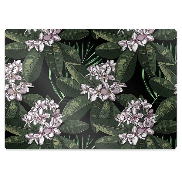 Tapis de chaise Fleurs exotiques