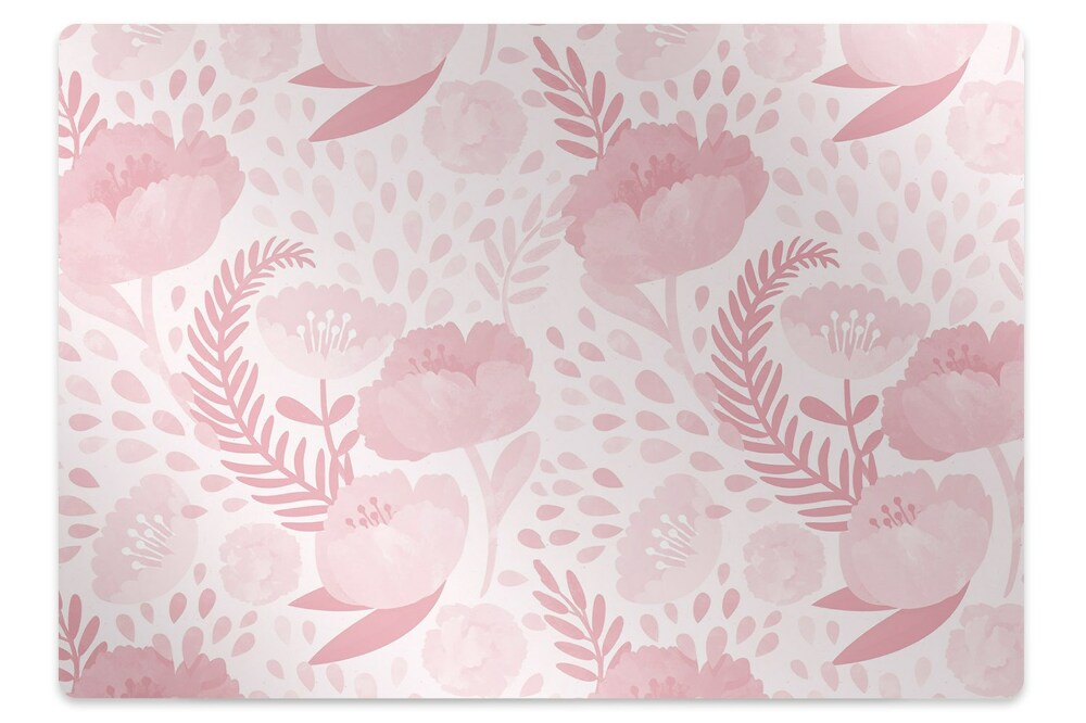 Tapis pour chaise de bureau Coquelicots lumineux