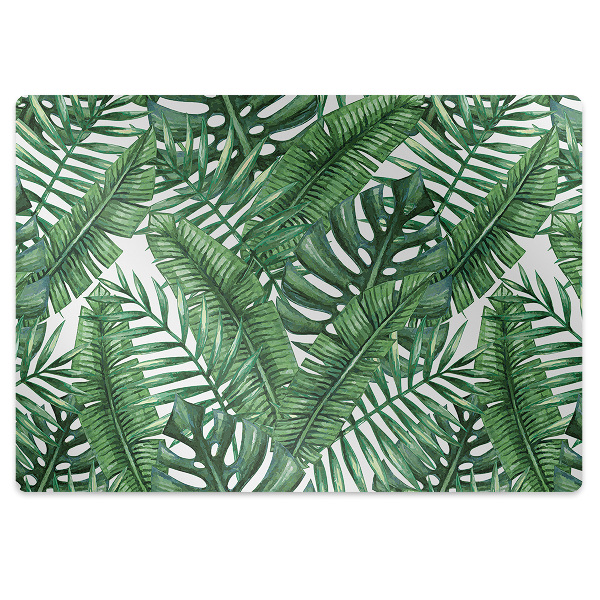 Tapis de protection de sol Feuilles exotiques