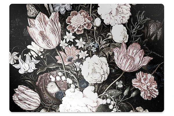 Tapis protection sol Motif flamboyant