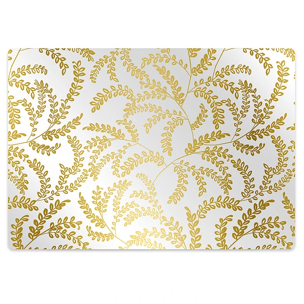 Tapis pour chaise de bureau Feuille d'or