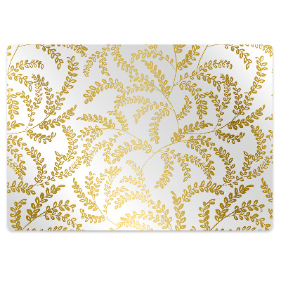 Tapis pour chaise de bureau Feuille d'or