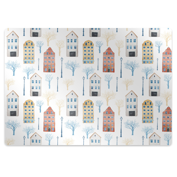 Tapis de protection de sol Vue urbaine