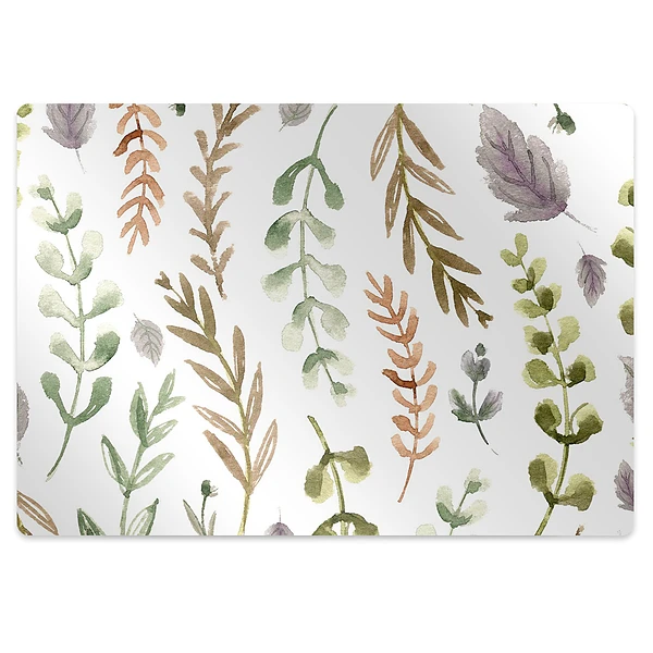Tapis bureau Feuilles colorées