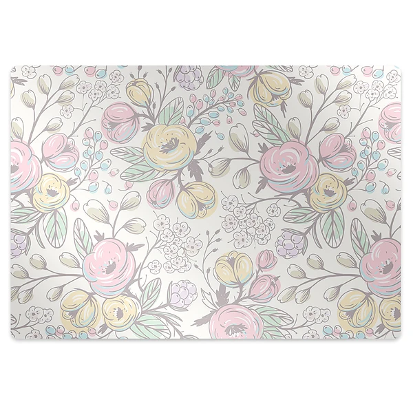Tapis de chaise Fleurs colorées