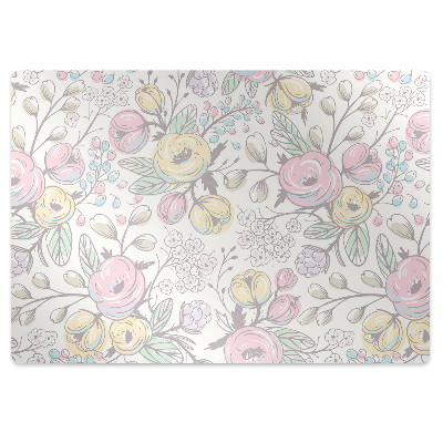 Tapis de chaise Fleurs colorées