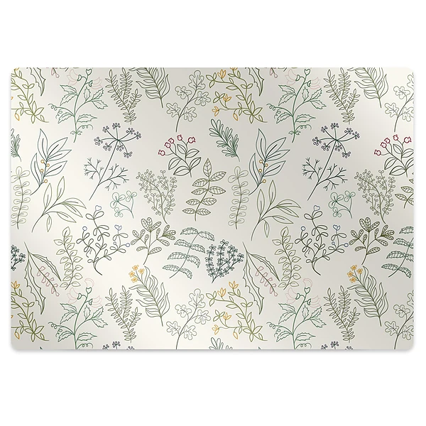 Tapis bureau Feuilles vertes