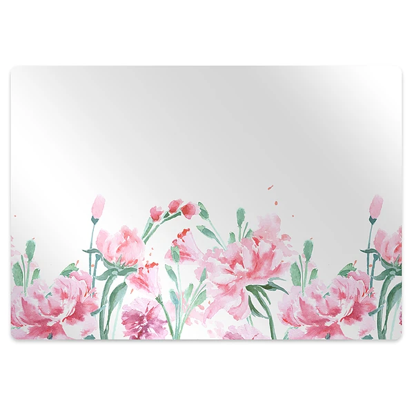 Tapis pour chaise de bureau Fleurs lumineuses